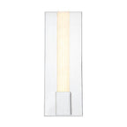 Alora Lighting Kismet 14-in Polished Nickel/alabaster Led Wall/vanity