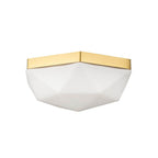 Alora Lighting FM424512BGOP Brushed Gold,Opal Glass Krysta 12-in Brushed Gold/opal Glass 2 Lights Flush Mount Image 3