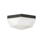 Alora Lighting FM424512MBOP Matte Black,Opal Glass Krysta 12-in Matte Black/opal Glass 2 Lights Flush Mount Image 3