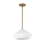 Alora Lighting PD424514BGOP Brushed Gold,Opal Glass Krysta 14-in Brushed Gold/opal Glass 1 Light Pendant Image 3