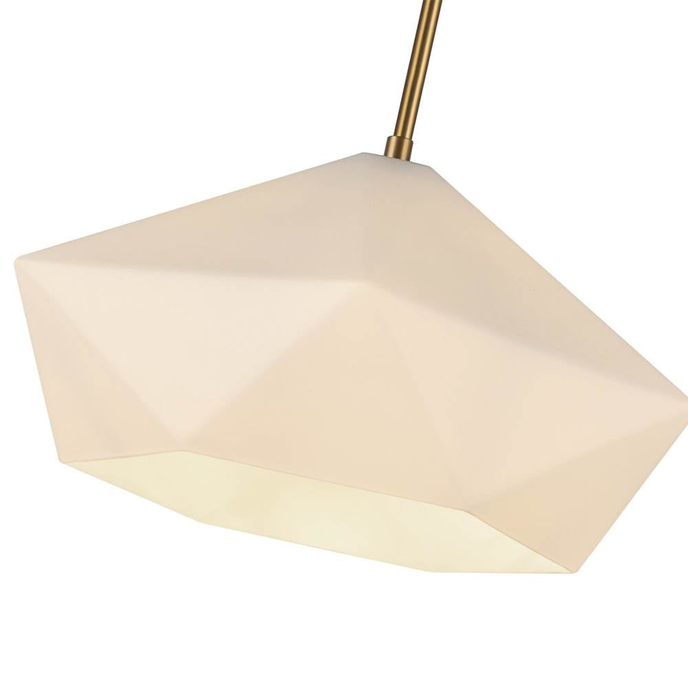 Alora Lighting PD424514BGOP Brushed Gold,Opal Glass Krysta 14-in Brushed Gold/opal Glass 1 Light Pendant Image 2