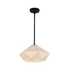 Alora Lighting PD424514MBOP Matte Black,Opal Glass Krysta 14-in Matte Black/opal Glass 1 Light Pendant Image 4