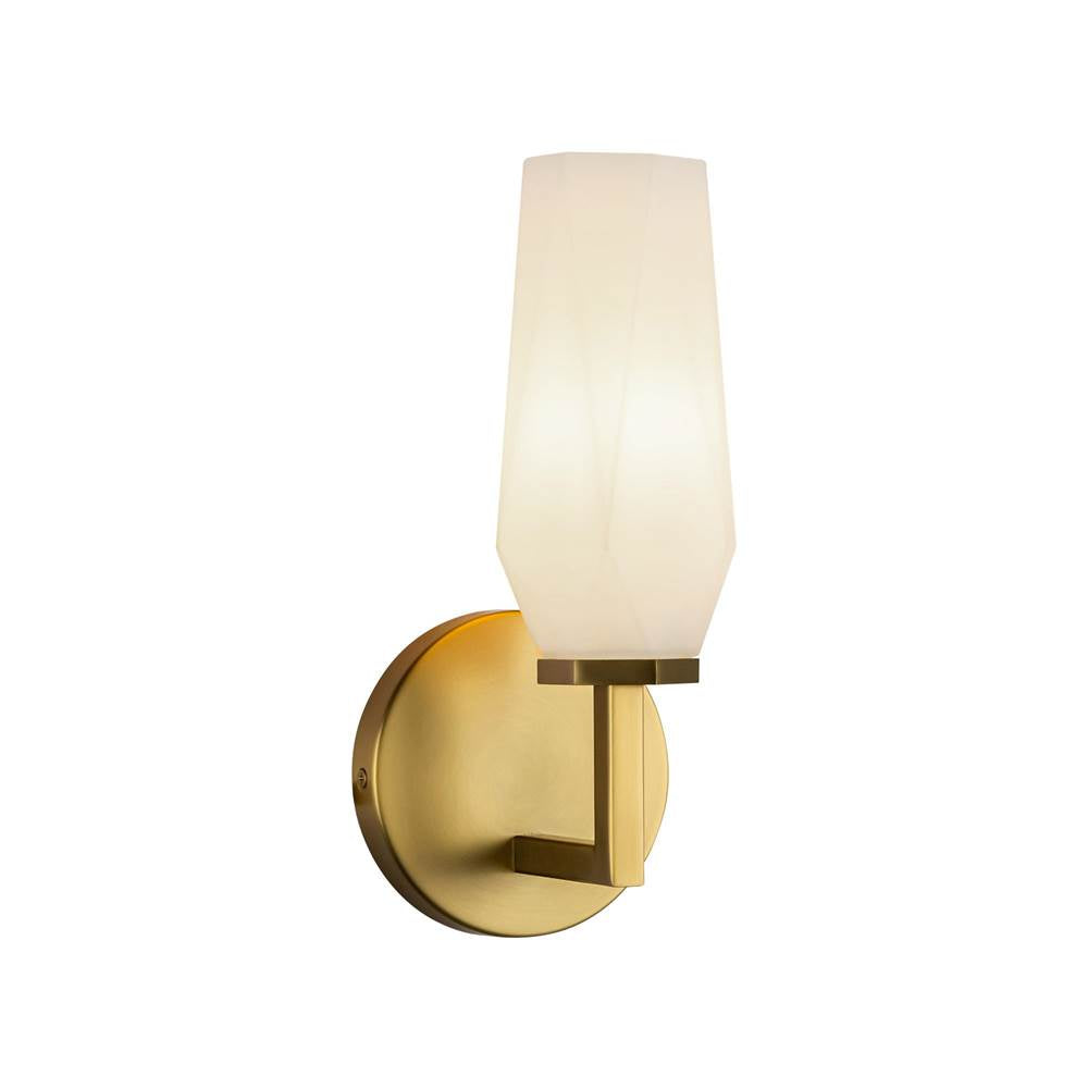Alora Lighting WV424110BGOP Brushed Gold,Opal Glass Krysta 10-in Brushed Gold/opal Glass 1 Light Wall Vanity Image 4