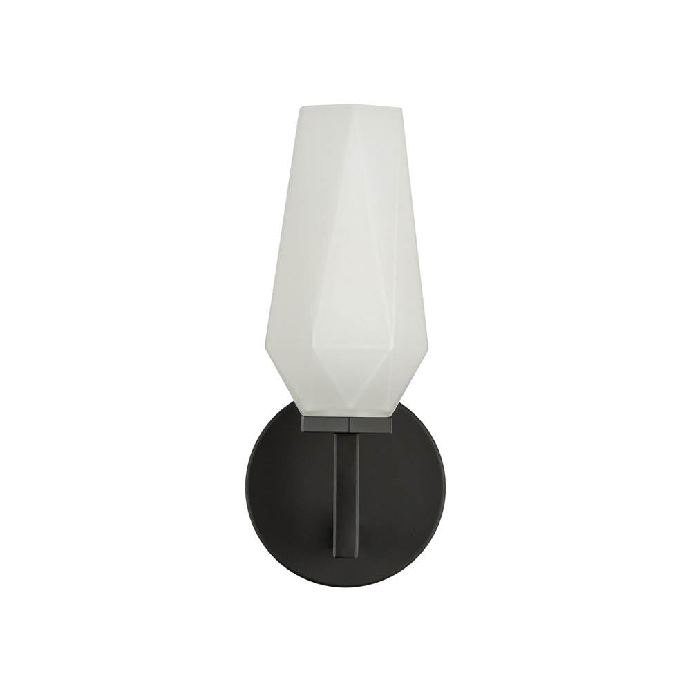 Alora Lighting Krysta 10-in Brushed Gold/opal Glass 1 Light Wall Vanity