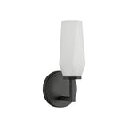 Alora Lighting WV424110MBOP Matte Black,Opal Glass Krysta 10-in Matte Black/opal Glass 1 Light Wall Vanity Image 3