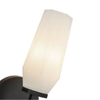 Alora Lighting WV424110MBOP Matte Black,Opal Glass Krysta 10-in Matte Black/opal Glass 1 Light Wall Vanity Image 2