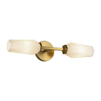 Alora Lighting WV424720BGOP Brushed Gold,Opal Glass Krysta 20-in Brushed Gold/opal Glass 2 Lights Wall Vanity Image 4