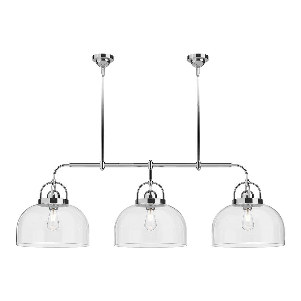 Alora Lighting Lancaster 55-in Chrome 3 Lights Linear Pendant