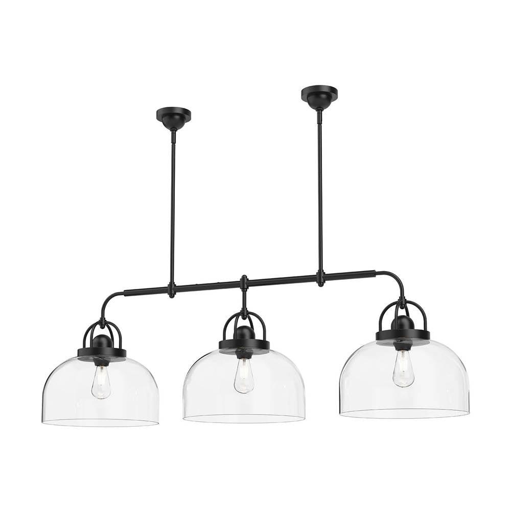 Alora Lighting Lancaster 55-in Chrome 3 Lights Linear Pendant