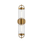 Alora Lighting WV461102AG Aged Gold Lancaster 5-in Aged Gold 2 Lights Wall/vanity Image 1