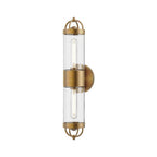 Alora Lighting Lancaster 5-in Aged Gold 2 Lights Wall/vanity