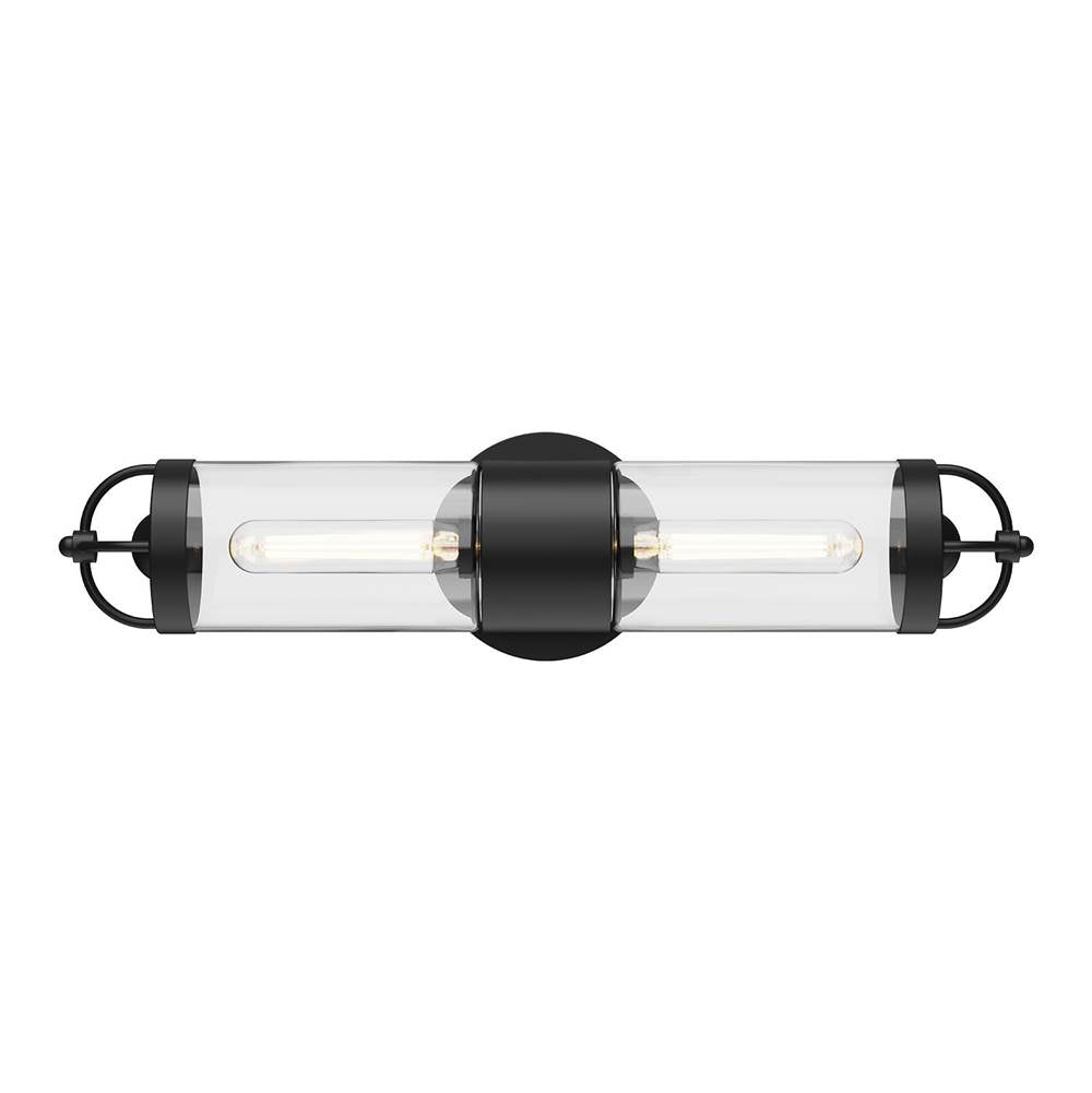 Alora Lighting WV461102MB Matte Black Lancaster 5-in Matte Black 2 Lights Wall/vanity Image 2