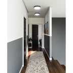 Alora Lighting Laval 11-in Aged Gold Led Flush Mount
