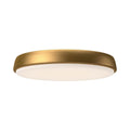 Alora Lighting Laval 15-in Aged Gold Led Flush Mount