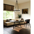 Alora Lighting Lucian 22-in Polished Nickel/alabaster 8 Lights Chandeliers
