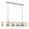 Alora Lighting LP338052PNAR Polished Nickel,Alabaster Lucian 52-in Polished Nickel/alabaster 10 Lights Linear Pendant Image 1