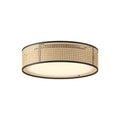 Alora Lighting Lyla 16-in Rattan Led Flush Mount