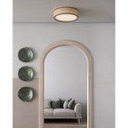 Alora Lighting Lyla 20-in Rattan Led Flush Mount