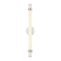 Alora Lighting Madison 30-in Polished Nickel/glossy Opal Led Wall/vanity