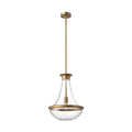 Alora Lighting Marcel 10-in Aged Gold 1 Light Pendant