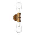 Alora Lighting Marcel 5-in Aged Gold 2 Lights Wall/vanity