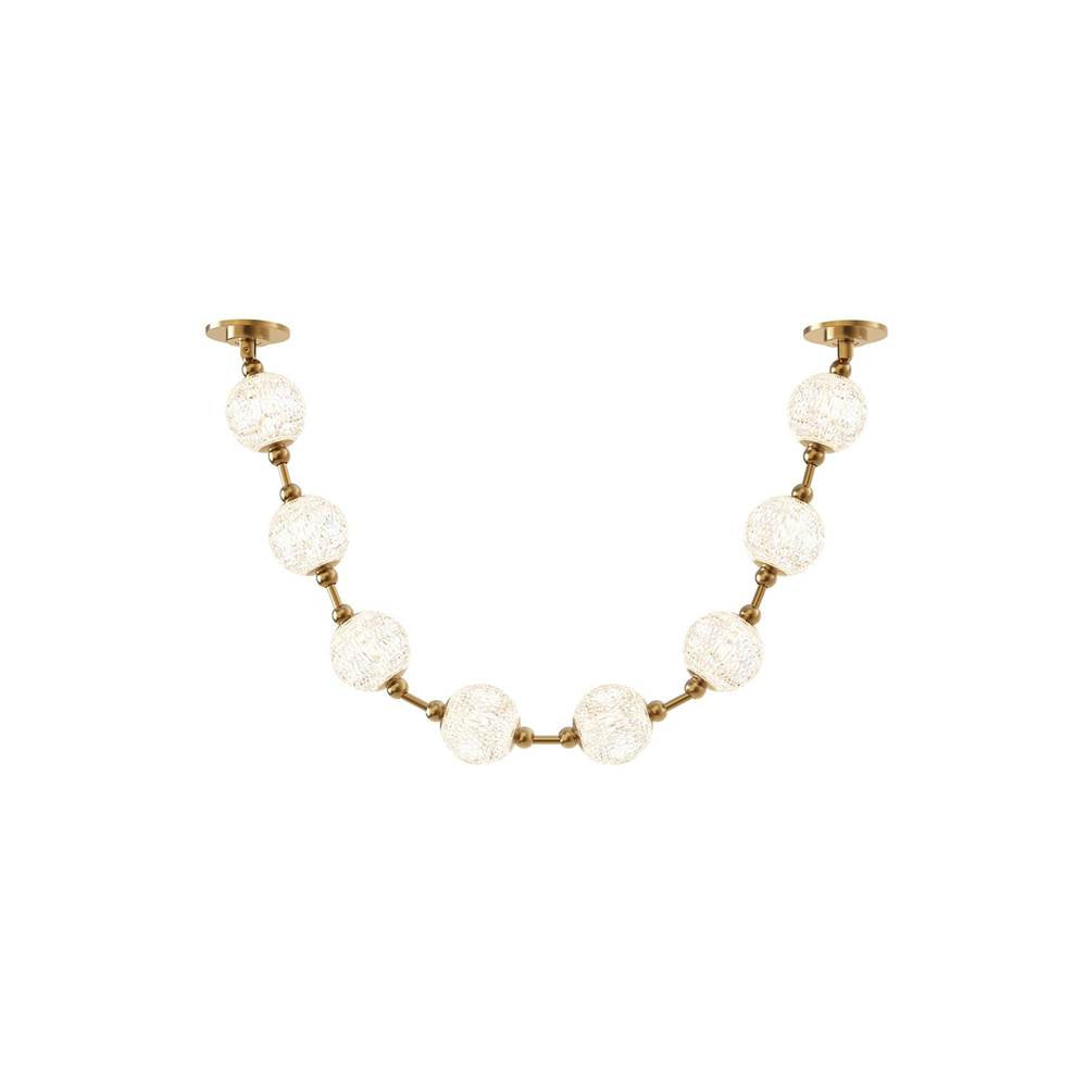Alora Lighting PD321708NB-RT Natural Brass Marni 8 Head Natural Brass Led Pendant Image 1