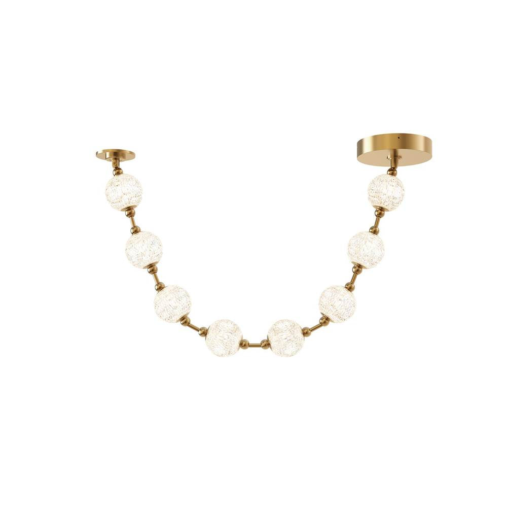 Alora Lighting PD321708NB Natural Brass Marni 8 Head Natural Brass Led Pendant Image 1