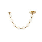 Alora Lighting PD321708NB Natural Brass Marni 8 Head Natural Brass Led Pendant Image 1