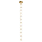 Alora Lighting Marni 12 Head Natural Brass Led Pendant