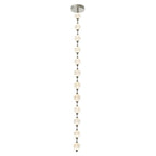 Alora Lighting Marni 12 Head Natural Brass Led Pendant