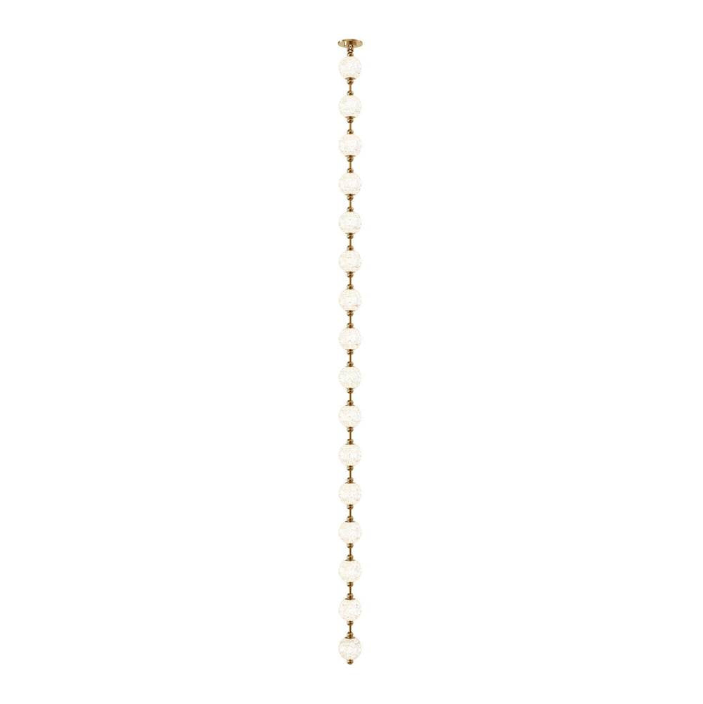 Alora Lighting Marni 16 Head Natural Brass Led Pendant