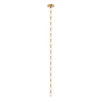 Alora Lighting Marni 16 Head Natural Brass Led Pendant