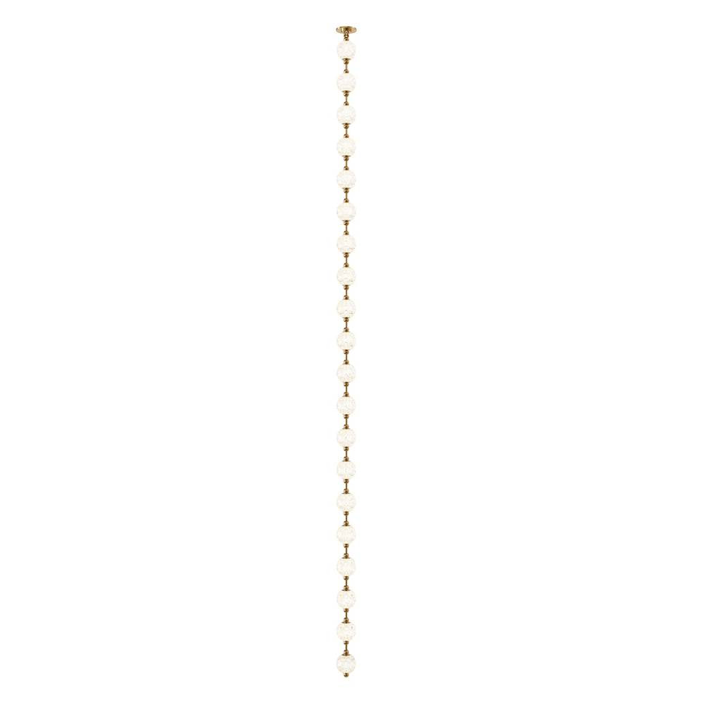 Alora Lighting Marni 20 Head Natural Brass Led Pendant