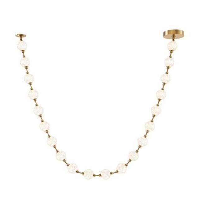 Alora Lighting Marni 20 Head Natural Brass Led Pendant