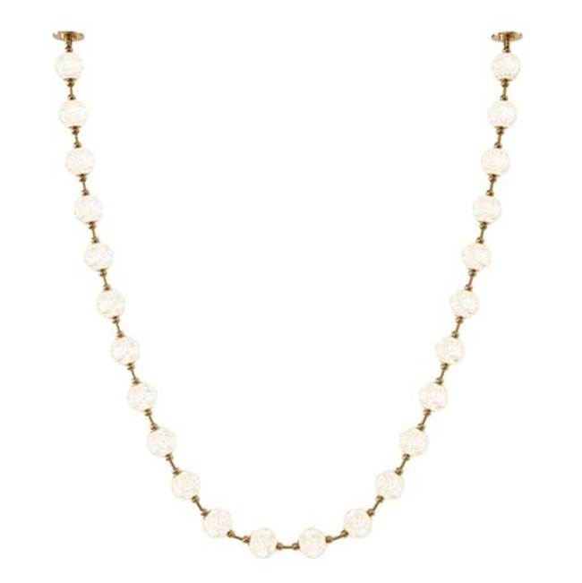 Alora Lighting Marni 24 Head Natural Brass Led Pendant