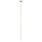 Alora Lighting Marni 24 Head Natural Brass Led Pendant
