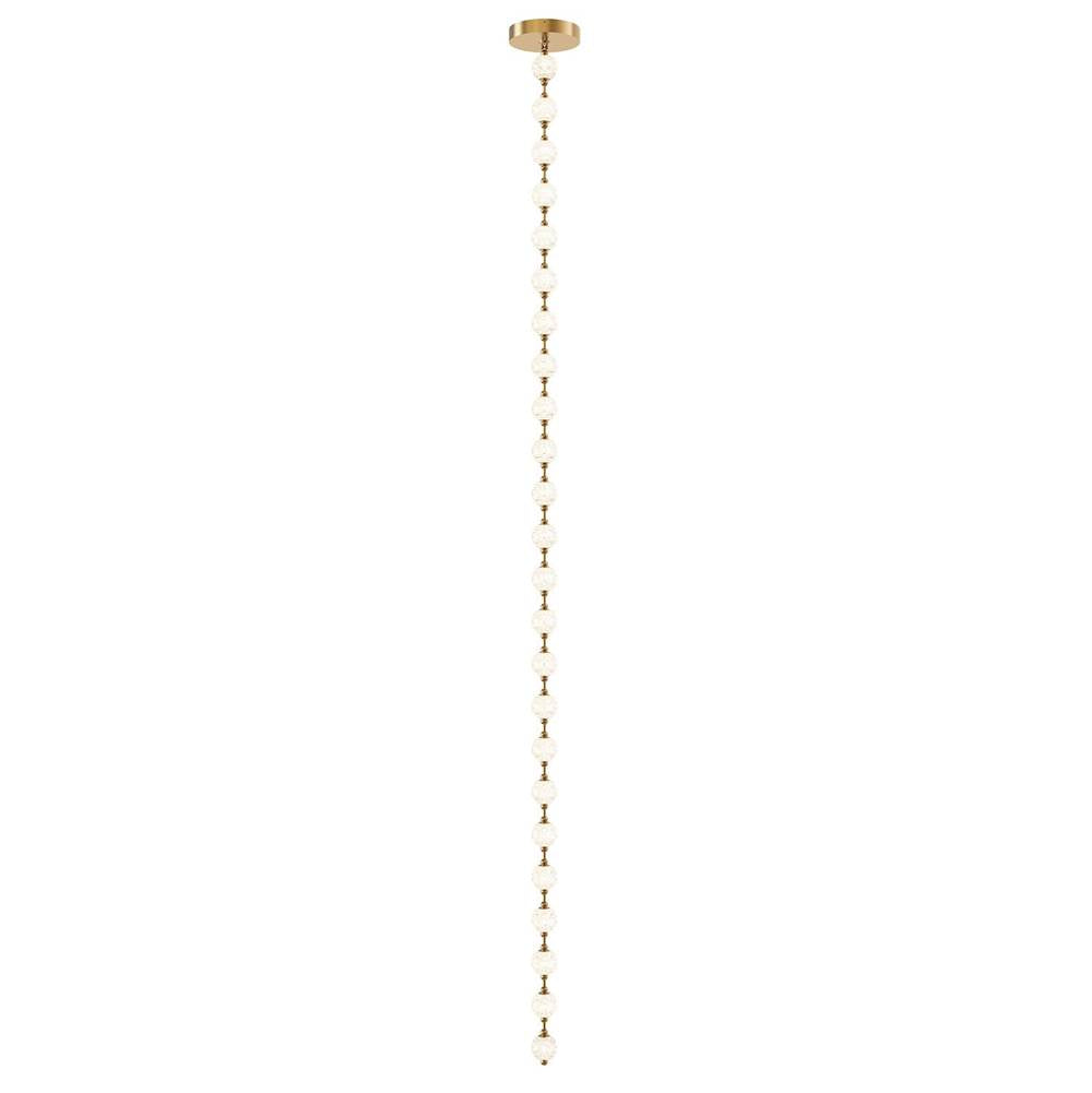 Alora Lighting Marni 24 Head Natural Brass Led Pendant