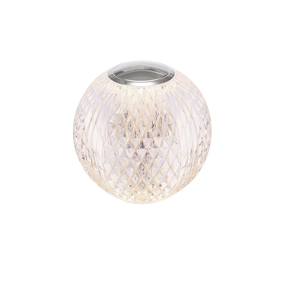 Alora Lighting Marni 3-in Natural Brass Led Table Lamp