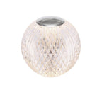 Alora Lighting Marni 4-in Natural Brass Led Table Lamp