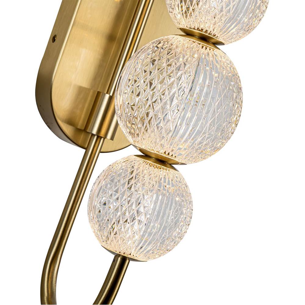 Alora Lighting WV321628NB Natural Brass Marni 28-in Natural Brass Led Wall/vanity Image 2