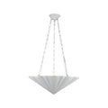 Alora Lighting Martine 23-in Antique White 3 Lights Chandeliers