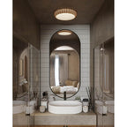 Alora Lighting FM511014RA Rattan Merida 14-in Rattan Socket Flush Mount Image 2