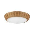 Alora Lighting FM511217RA Rattan Merida 17-in Rattan Socket Flush Mount Image 3