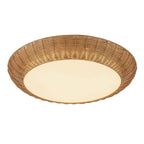 Alora Lighting Merida 21-in Rattan Socket Flush Mount