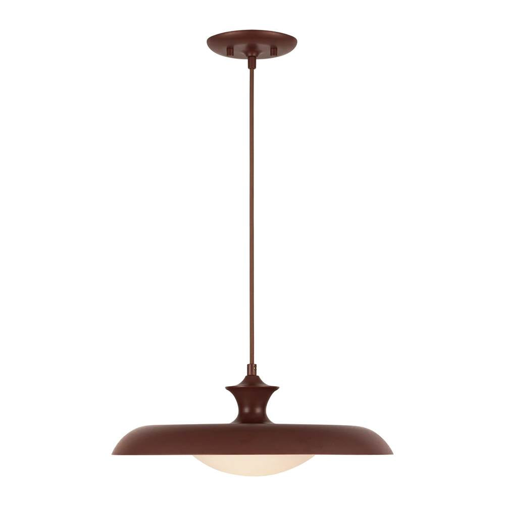 Alora Lighting PD557015BGD Burgundy Minori 15-in Burgundy Socket Pendant Image 1