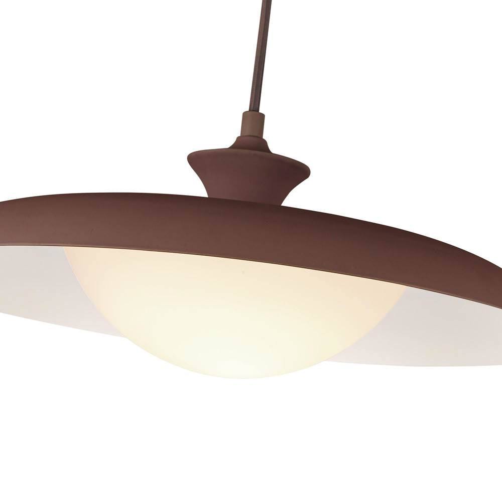 Alora Lighting PD557015BGD Burgundy Minori 15-in Burgundy Socket Pendant Image 4