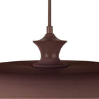 Alora Lighting PD557015BGD Burgundy Minori 15-in Burgundy Socket Pendant Image 3