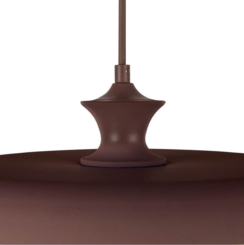 Alora Lighting PD557015BGD Burgundy Minori 15-in Burgundy Socket Pendant Image 3