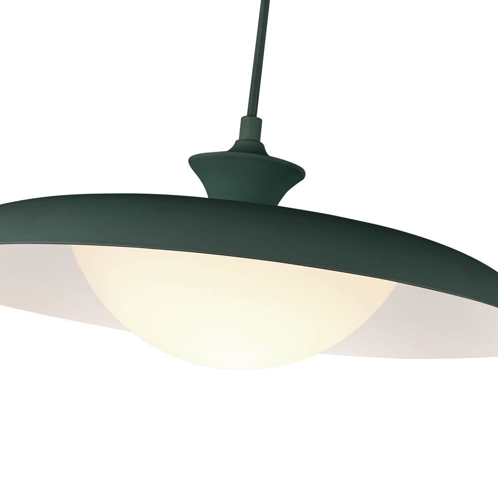Alora Lighting PD557015PGN Pine Green Minori 15-in Pine Green Socket Pendant Image 3