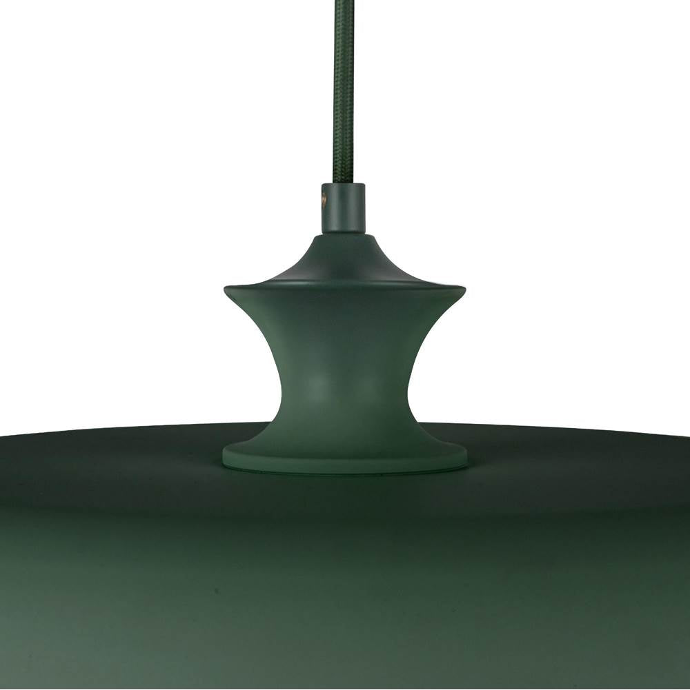 Alora Lighting PD557015PGN Pine Green Minori 15-in Pine Green Socket Pendant Image 2